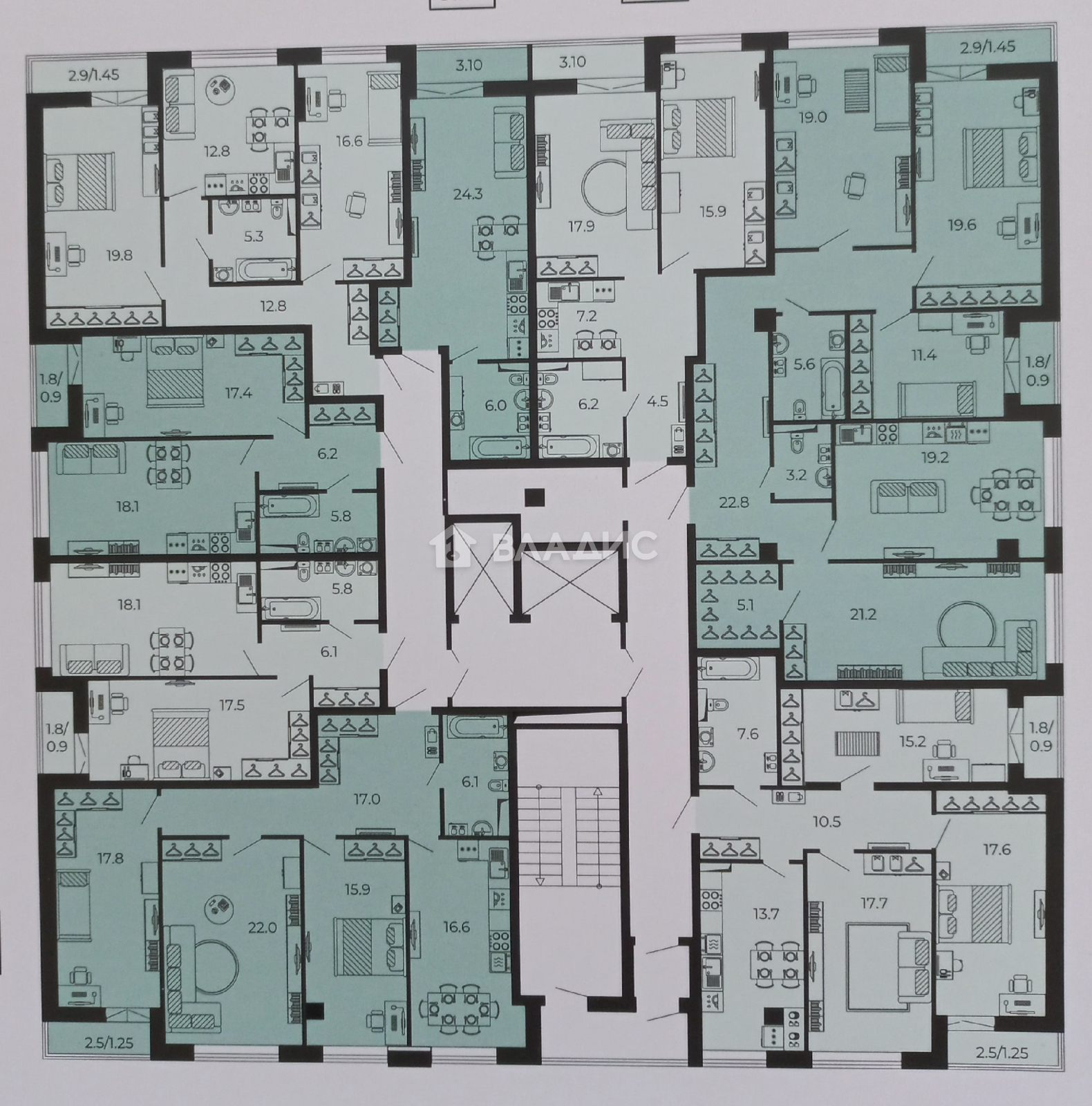 2-комнатная квартира, Пермь, улица Революции, д.2А #932540