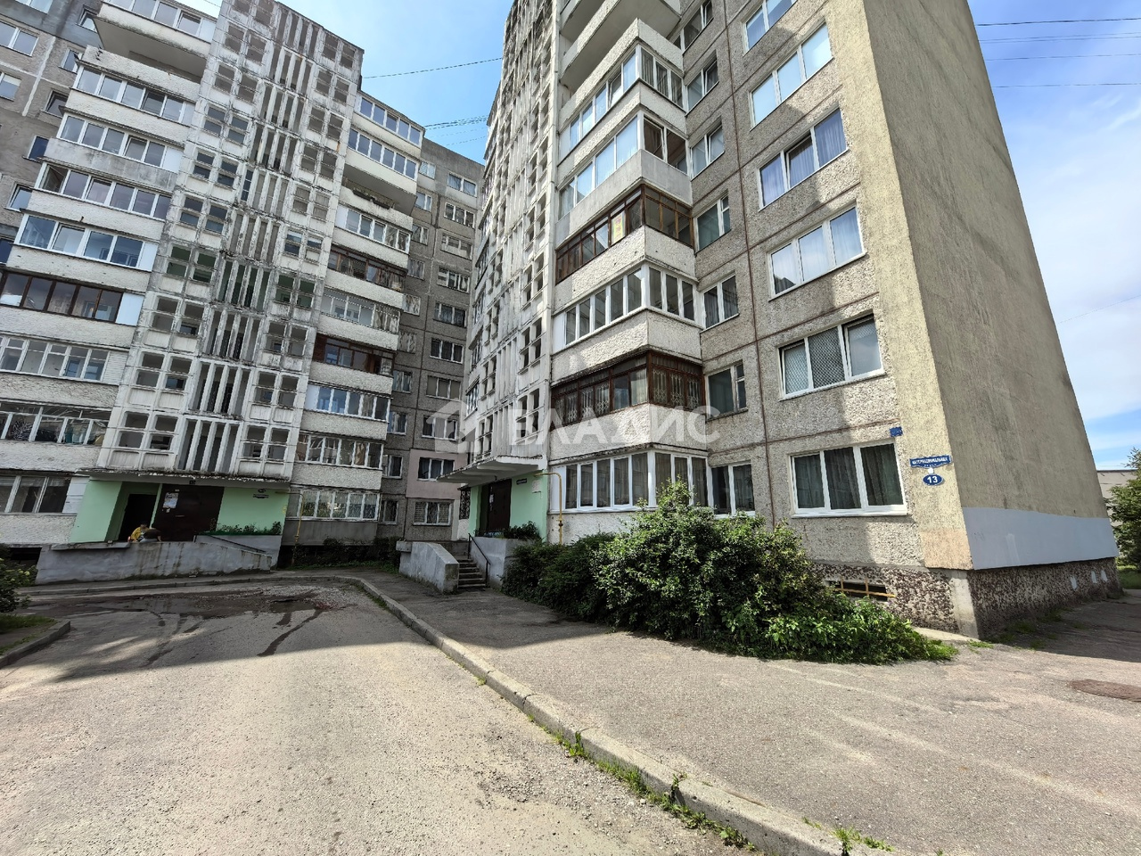 3-комнатная квартира, Калининград, Интернациональная улица, д.13 #930440