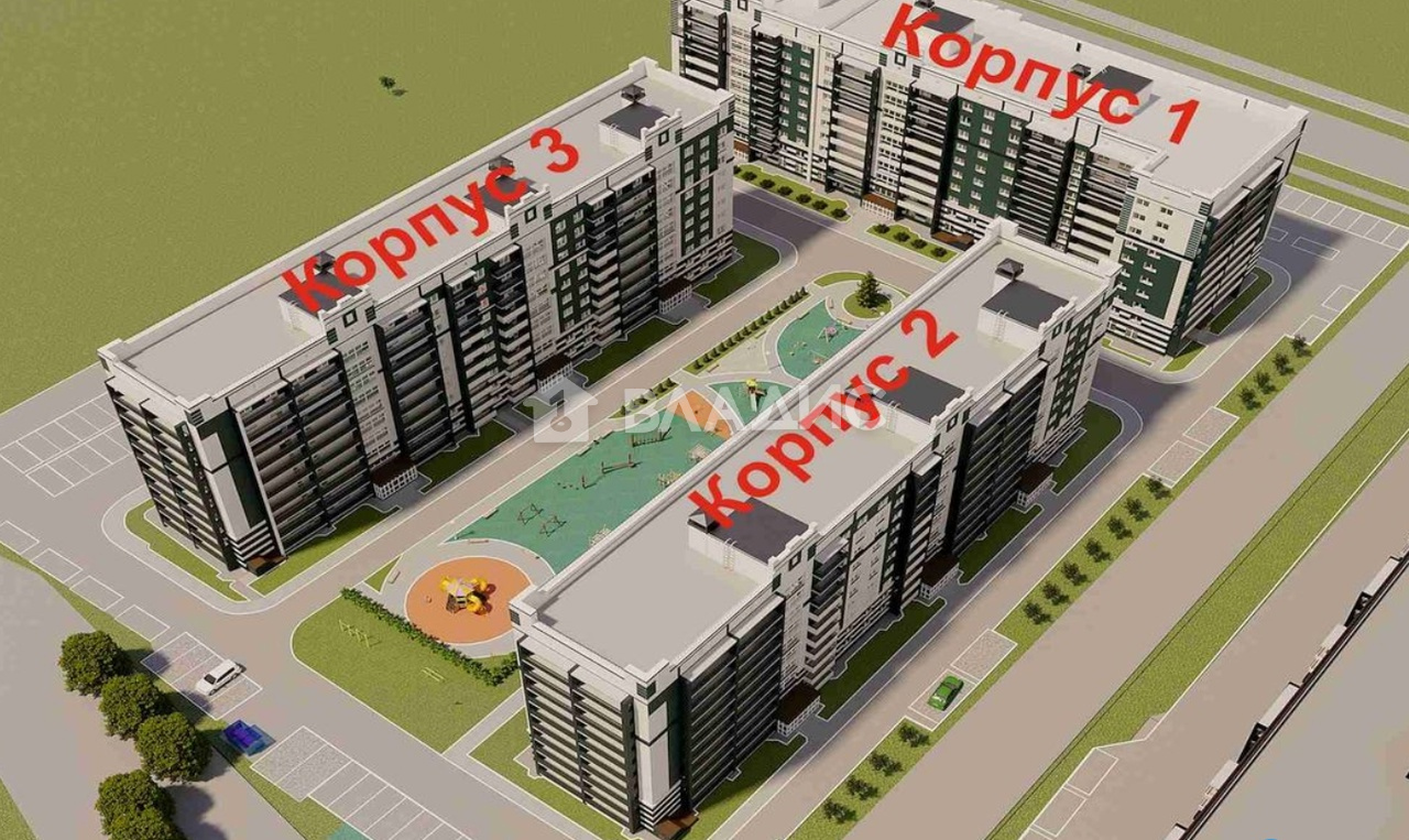 2-комнатная квартира, Вологда, улица Возрождения, д.55к1 #947516