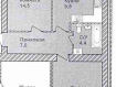 2-комнатная квартира, микрорайон Стрижи, 7. Фото 4