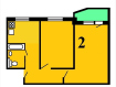 2-комнатные квартиры. Фото 7