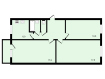 3-комнатная квартира, улица Скуридина, 2. Фото 22