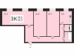 3-комнатные квартиры. Фото 10