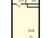 1-комнатная квартира, Малиновая улица, 5. Фото 22