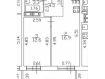 1-комнатная квартира, улица Шишкина, 309к1. Фото 13