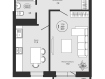 1-комнатная квартира, улица Автолюбителей, 1/3к2. Фото 10