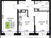 2-комнатная квартира, улица имени Героя Ростовского, 8к5. Фото 9