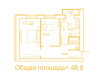 2-комнатная квартира, улица Разина, 34Ак1. Фото 26