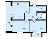 2-комнатная квартира, Удачная улица, 7к1. Фото 25