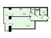 1-комнатная квартира, Киевская улица, 3. Фото 23