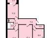 3-комнатная квартира, бульвар Любови Шевцовой, 40. Фото 24