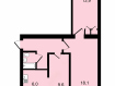 3-комнатная квартира, улица Мира, 6. Фото 3
