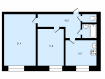 2-комнатная квартира, , 2. Фото 25