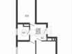2-комнатная квартира, улица Куникова, 47Ак2. Фото 39