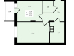 1-комнатная квартира, Смоленская улица, 3. Фото 2