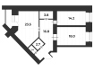 3-комнатная квартира, Игнатьевское шоссе, 17. Фото 9