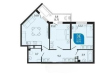 2-комнатная квартира, улица Куникова, 47Г. Фото 9