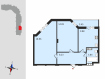 2-комнатная квартира, улица Родионовка, 6А. Фото 23