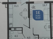 1-комнатная квартира, улица Куникова, 47Г. Фото 15