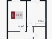 1-комнатная квартира, улица Красина, 53к2. Фото 36