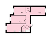 3-комнатная квартира, улица Верхняя Дуброва, 42. Фото 18