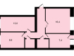 3-комнатная квартира, Совхозная улица, 2. Фото 31