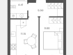 1-комнатная квартира, Осенняя улица, 2к12. Фото 12