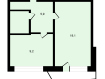 1-комнатная квартира, Псковская улица, 6. Фото 9