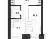 1-комнатная квартира, Конная улица, 150. Фото 12