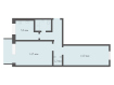 2-комнатная квартира, улица Советской Армии, 3к3. Фото 17