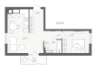 1-комнатная квартира, Стекольная улица, 39. Фото 8