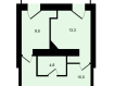 1-комнатная квартира, Киевское шоссе, 58. Фото 3