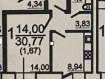 1-комнатная квартира, улица Возрождения, 82А. Фото 27
