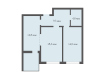 2-комнатная квартира, Московское шоссе, 33к3. Фото 28
