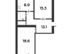 2-комнатная квартира, Амурская улица, 167. Фото 11