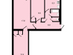 3-комнатная квартира, улица Карла Маркса, 6. Фото 27