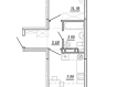 2-комнатная квартира, улица Зорге, 11В. Фото 9
