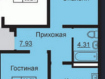 2-комнатная квартира, Минская улица, 41. Фото 12